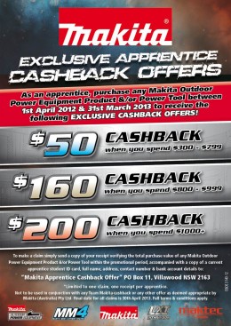 Makita APPRENTICE Offer 2012